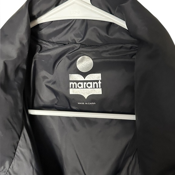 ISABEL MARANT Black Dilys Puffer Jacket 34 - Picture 3 of 5